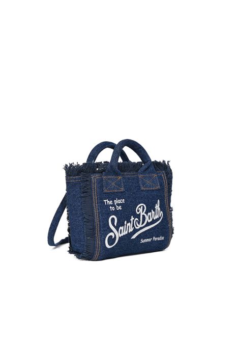 Borsa Mini in denim SAINT BARTH | VAMI001 VANITY MINI00431L DENIM DARK